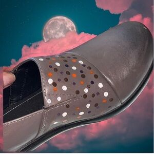 Abeo Hand Painted Abeo Camden Grey Dots  8 () 7917